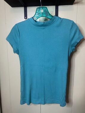 a new day Teal Short Sleeve Crewneck Tee